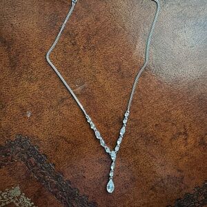 Givenchy Silver Necklace Minimalist Design.